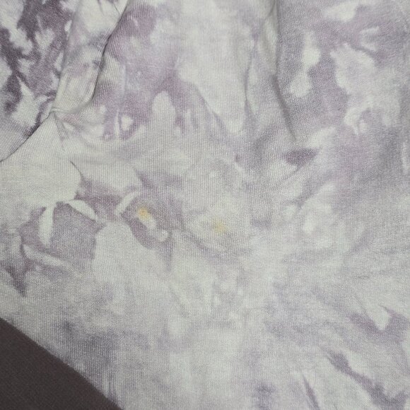 LOGO Lori Goldstein Cardigan Womens Large Lace Crochet Tie Dye Open Pockets - Picture 9 of 11